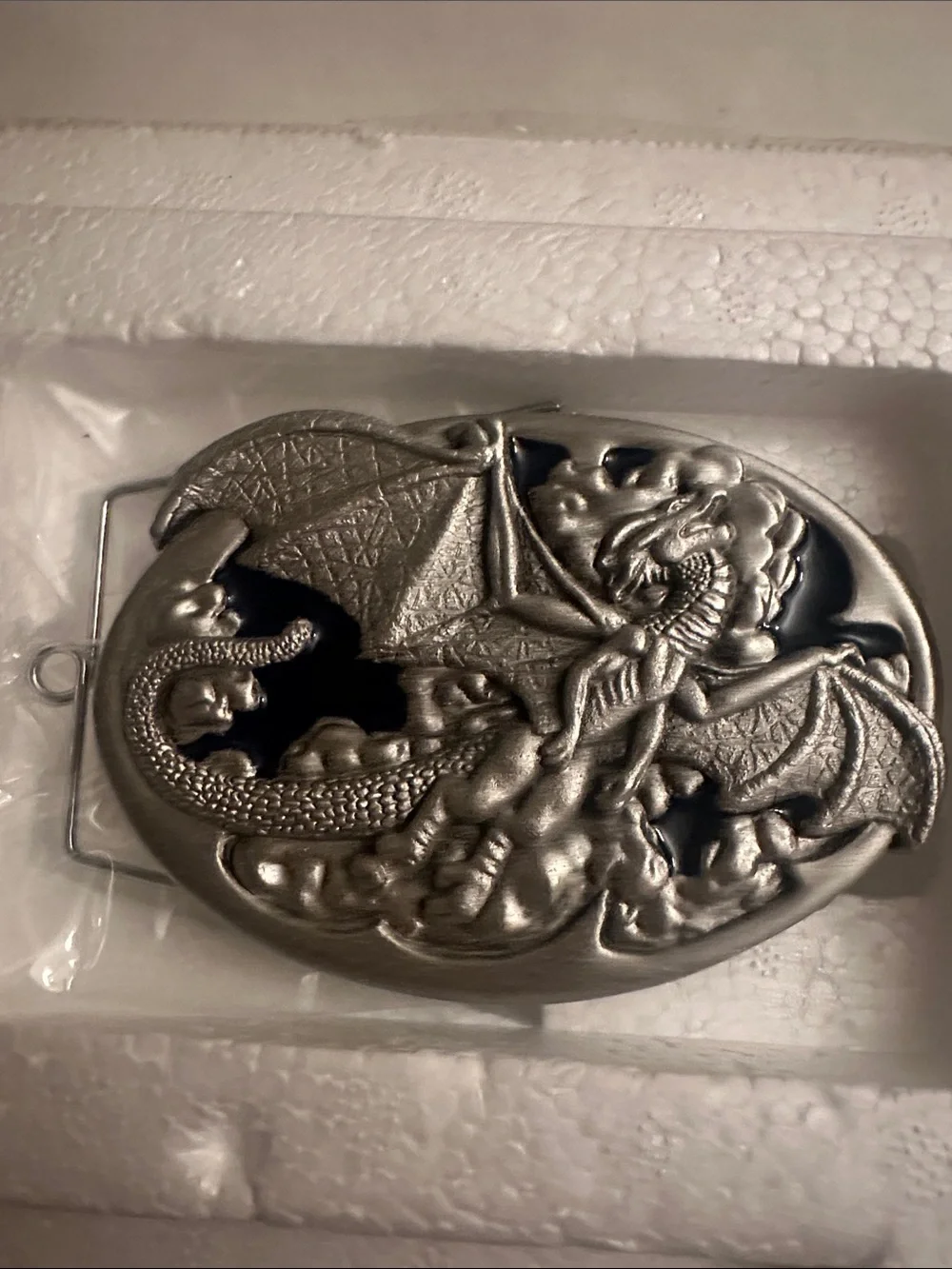 Dragon Motif Metal Belt Buckles - Silver and Copper Tones 🔥🔥🔥